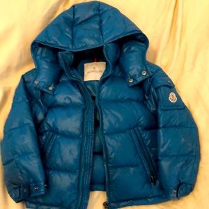 Moncler blue jacket size 4Y (unisex)